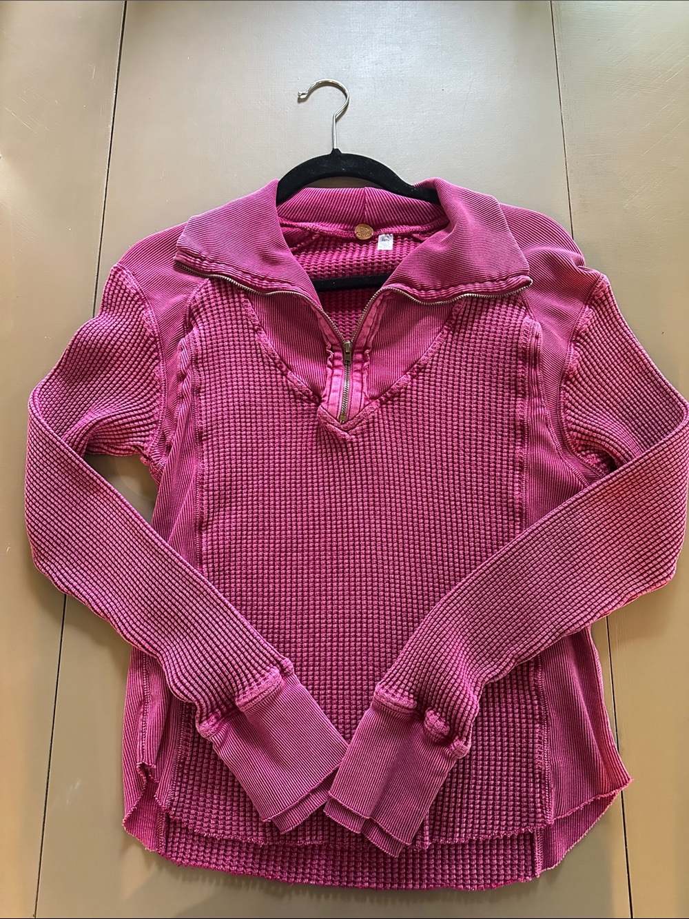 Free People Ashton Half-Zip Thermal XS